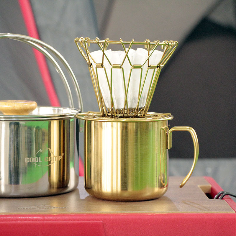 Great Stainless Steel Coffee Holder Coffee Filter Hand Coffee Drip Holder