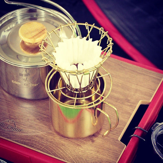 Great Stainless Steel Coffee Holder Coffee Filter Hand Coffee Drip Holder